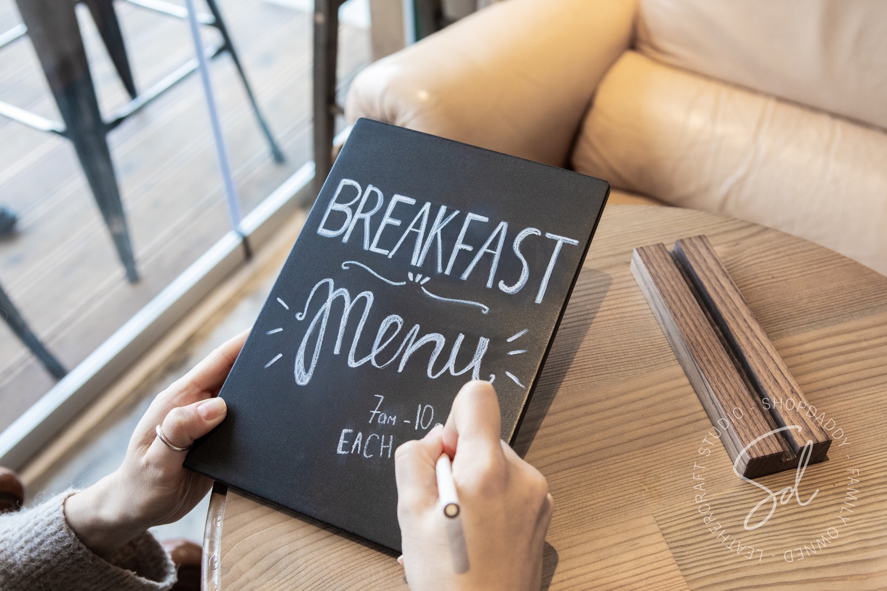 Chalk Board Menu Template Table Menu Chalk Stand Menu Bar Etsy