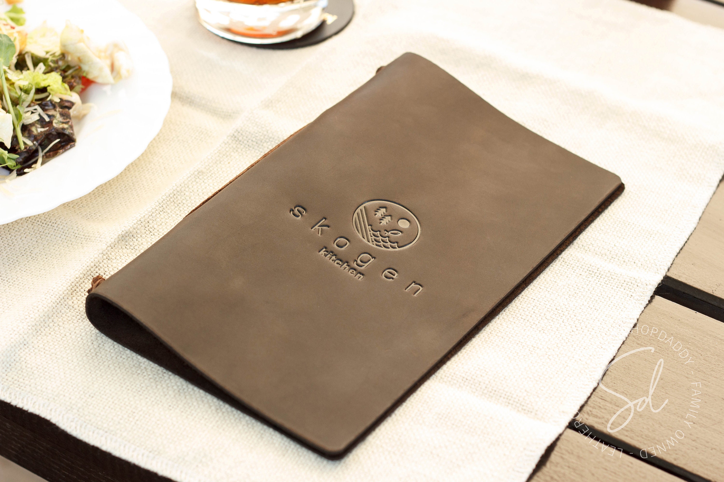 Leather Menu Covers Restaurant Menu Cover Book Custom Etsy UK