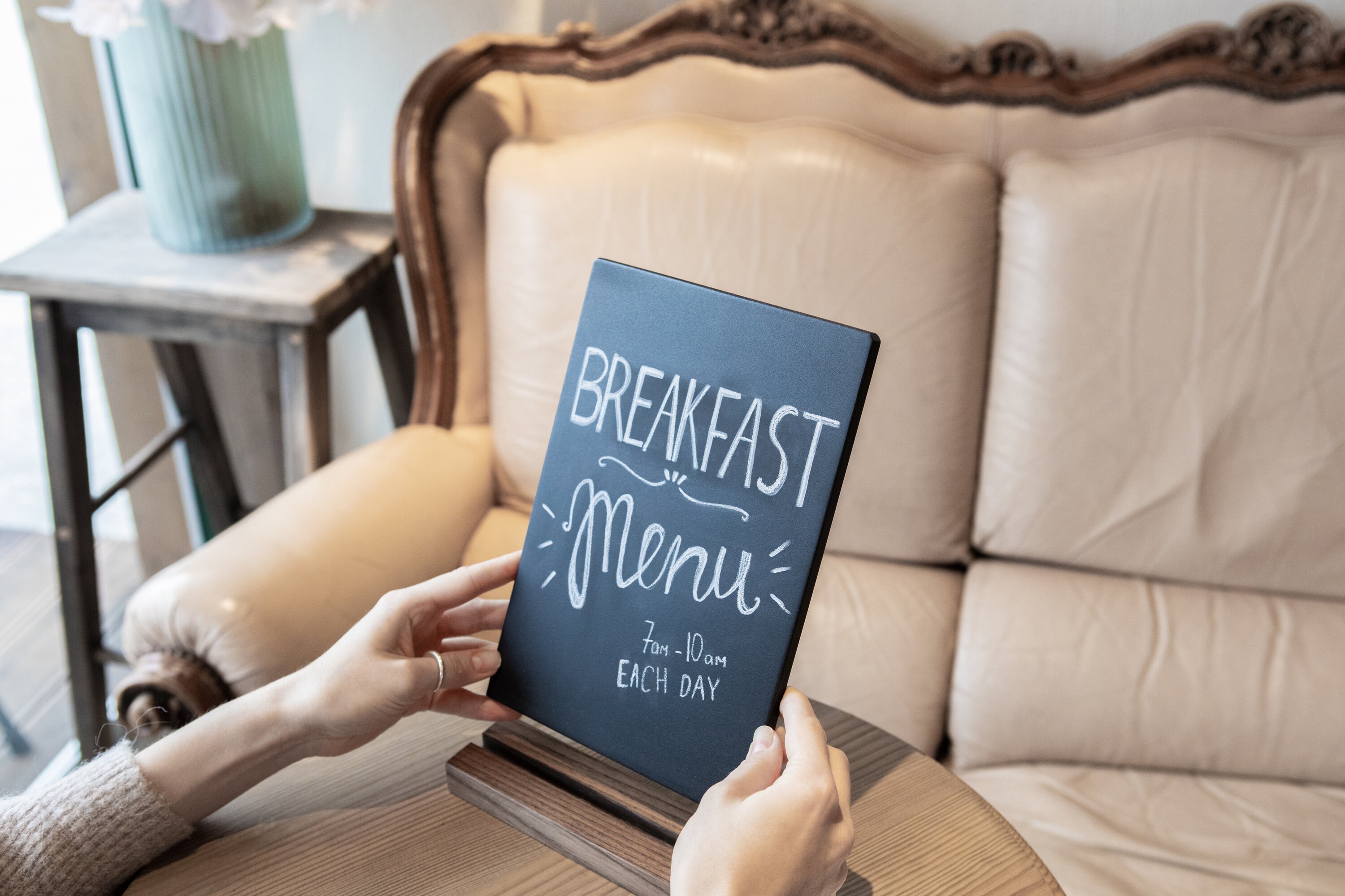 Chalk Board Menu Template Table Menu Chalk Stand Menu Bar Etsy