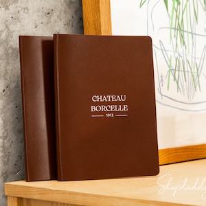 Couverture de menu en cuir, chemise de menu personnalisée, livre de menus de restaurant, reliures de menu, couvertures de menu de boissons, menu de bar personnalisé, couvertures de restaurant