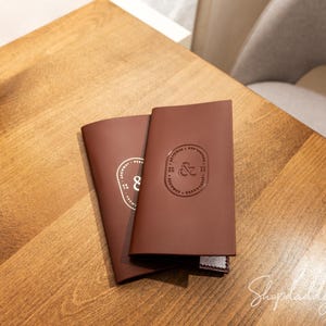 Custom Leather Check Presenter & Guest Check Book, Elegant Bill Holder for Restaurants, Waitress server book, Server Pouch And Check Holder