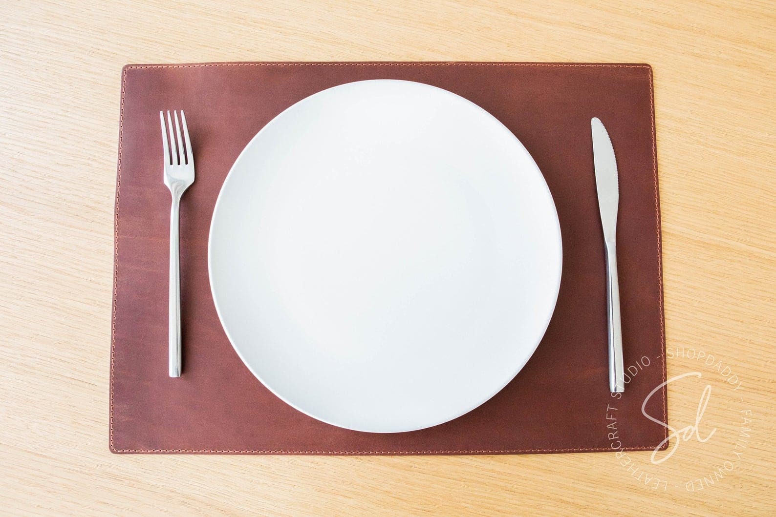 Custom Leather Placemat for Cafe Bar Restaurant Rectangular Etsy