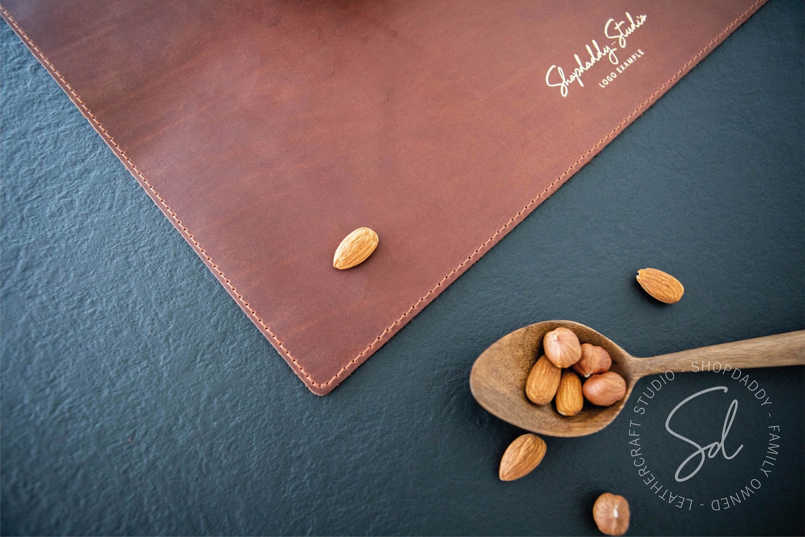 Custom Leather Placemat for Cafe Bar Restaurant Rectangular Etsy