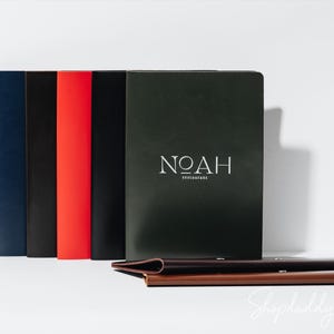 Couvertures de menu en cuir pour restaurant, support de menu personnalisé, livre de menus design, chemise de menu personnalisée pour café et bar, couverture de menu avec logo