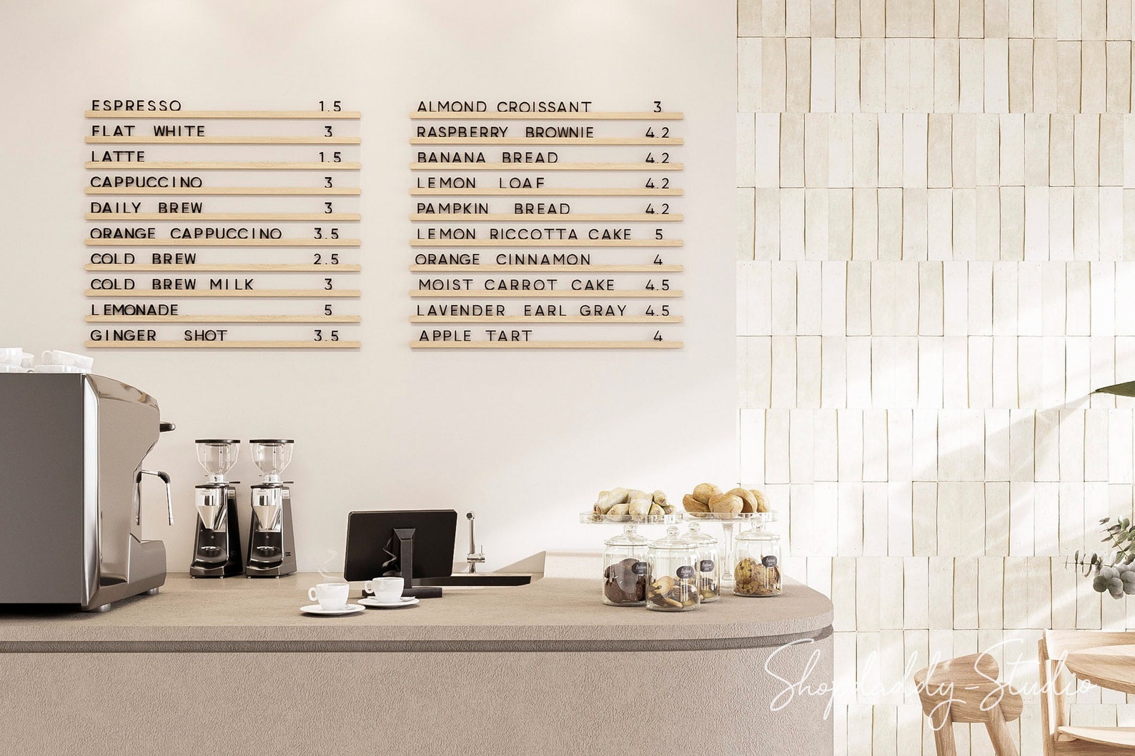 Letter Board, Wall Menu, Changeable Letter Board, Message Board, Wooden