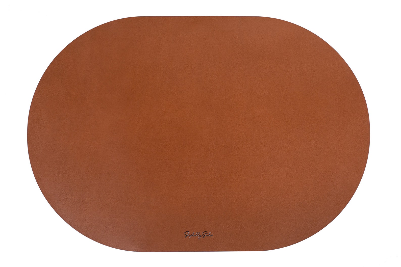 Leather Oval Placemats Cafe Bar Restaurant Table Mats Place Etsy