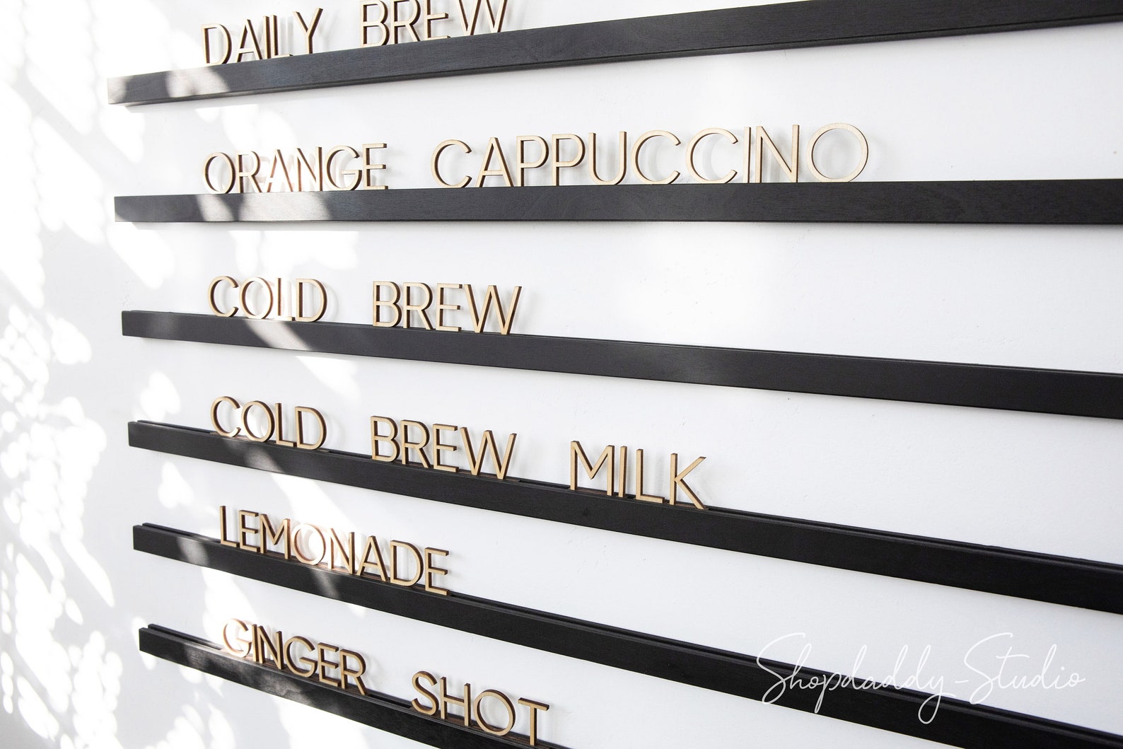 Menu Board Letter Board Message Board Wall Menu Cafe - Etsy