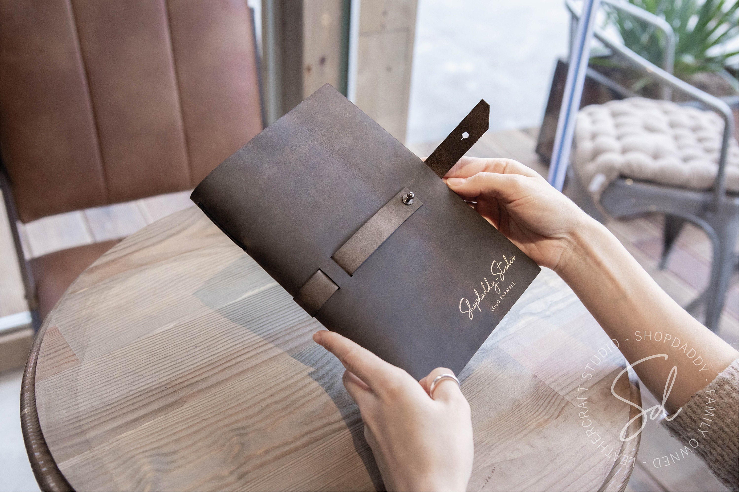 Menu Cover Leather Menu Cover Menu Folder Menu Sleeve Etsy