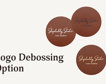 Logo debossing option