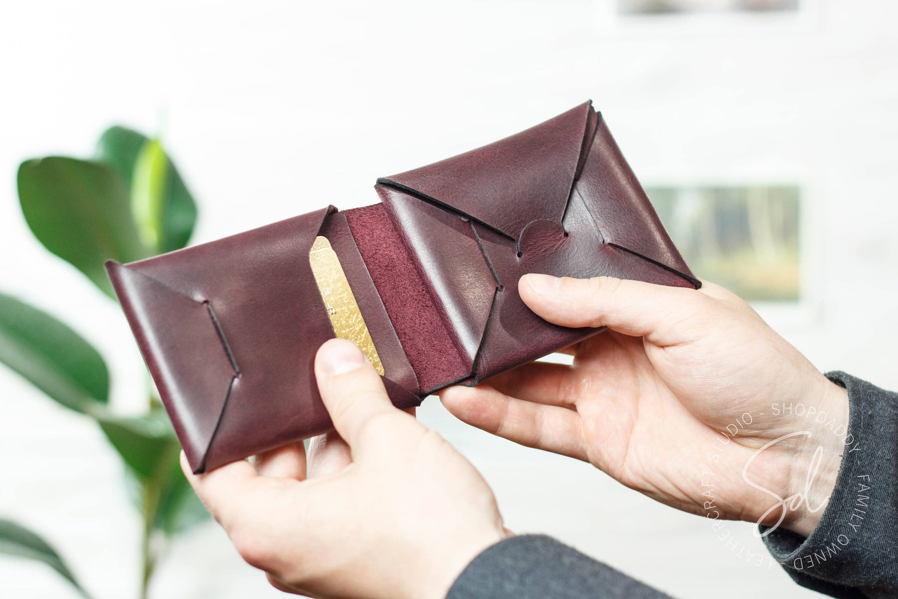 Smoll Origami Leather Wallet  Minimalism Reimagined by Studio