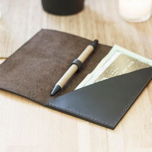 Apresentador de cheques de couro para restaurante, porta-cheques para café e bar, porta-contas, apresentador de cheques para hóspedes, livro de cheques para hóspedes, livro de cheques para servidores personalizado