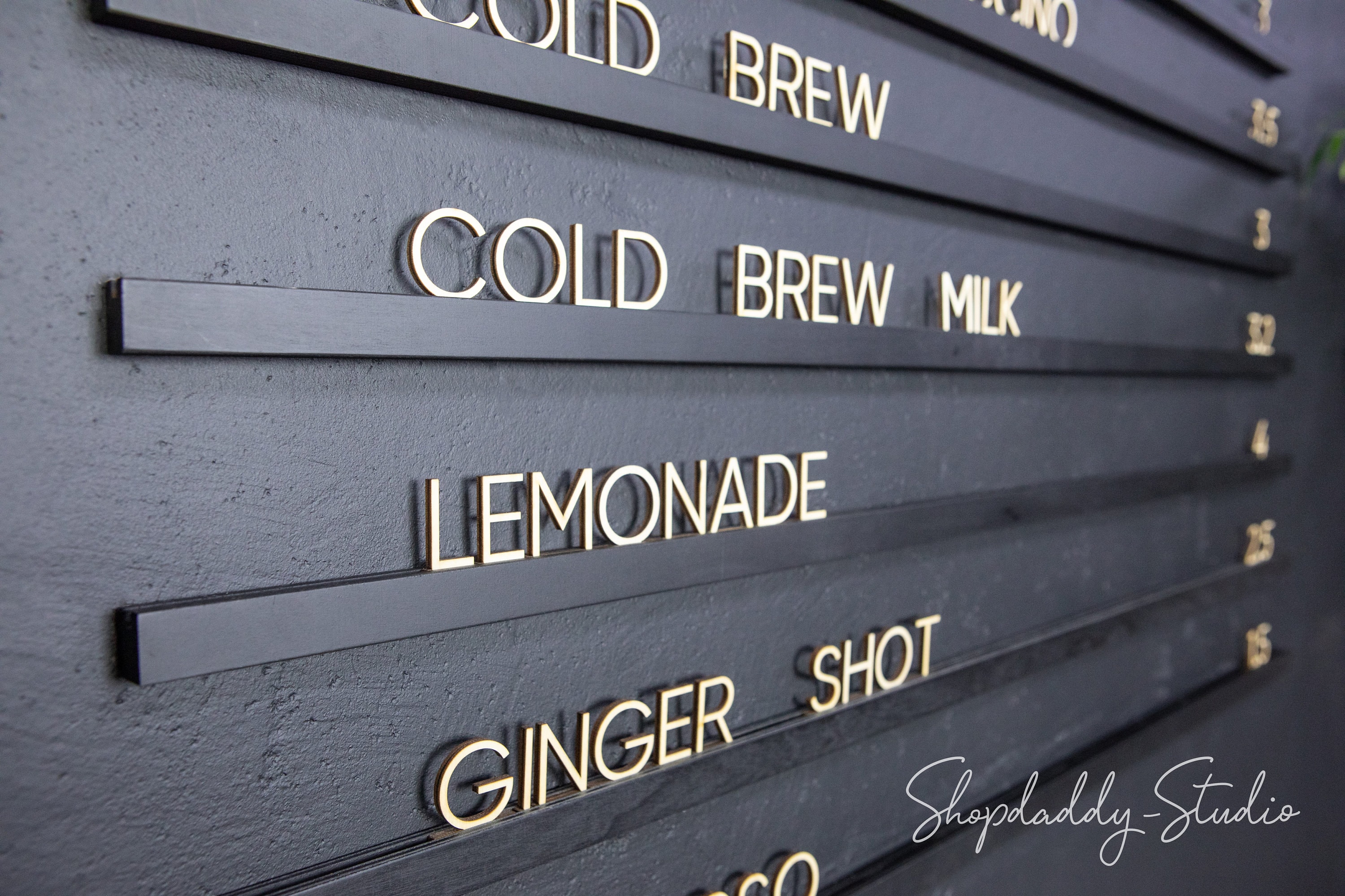 Menu Board Letter Board Message Board Wall Menu Cafe - Etsy