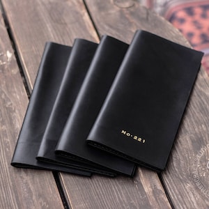 Apresentador de verificação de couro preto, suporte de verificação de bar de café, suporte de recibo personalizado, livro de verificação de convidados, suporte de cartão de livro de servidor de restaurante