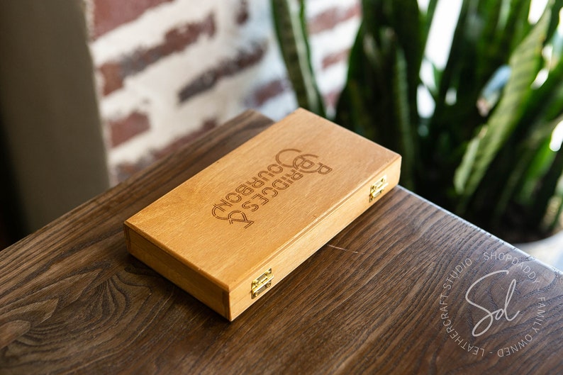 Wooden Check Presenter Box Receipt Holder Cafe Check Holder Etsy