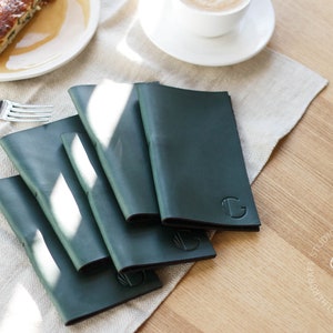 Apresentador de cheques em couro, porta-cheques para cafés e bares, porta-contas de restaurantes, apresentador de cheques para hóspedes, livro de cheques para hóspedes, livro de cheques personalizado para garçons