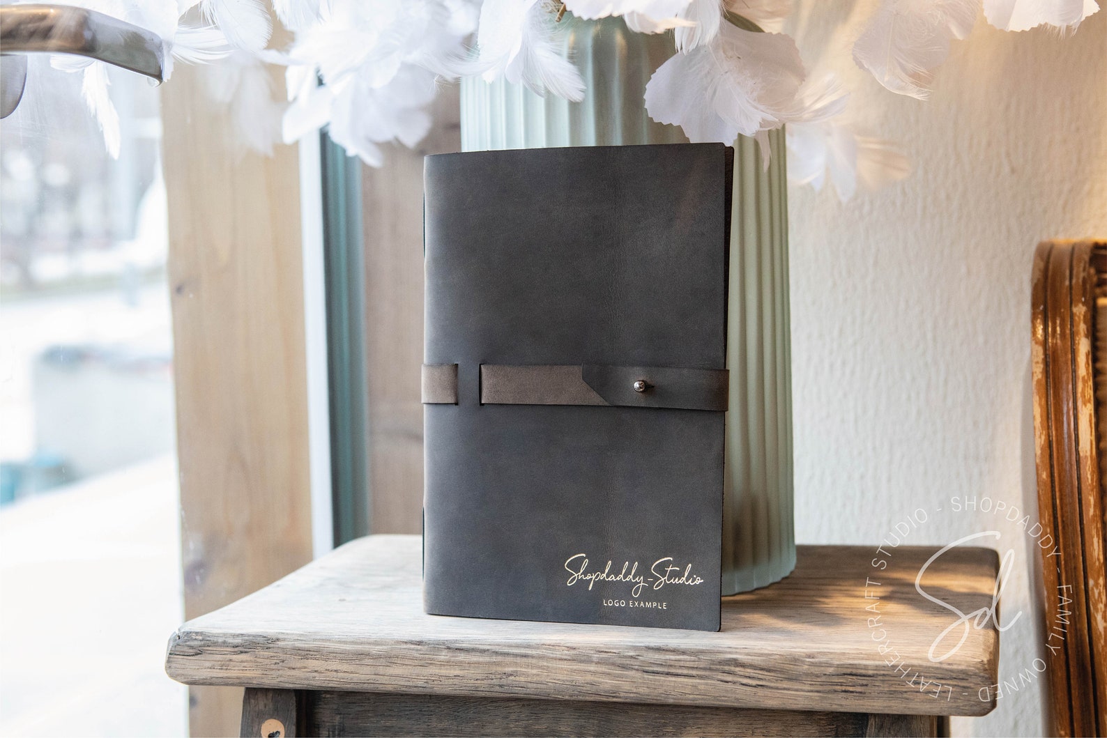 Menu Cover, Leather Menu Cover, Menu Folder, Menu Sleeve, Leather Menu