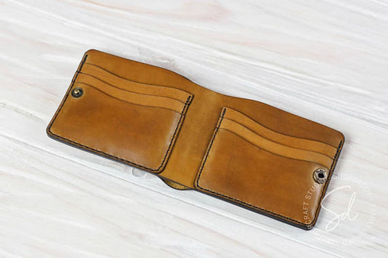 Mens Wallet, Leather Wallet, Bilfold, Man Wallet, Gift for him, Personalization Wallet, Groomsmen Gift, Personalized Men's Wallet, Wallet image 4