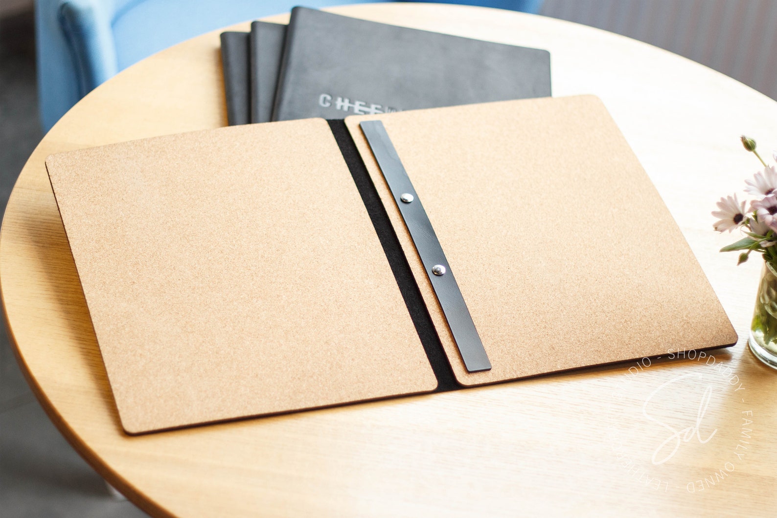 Custom Personalized Leather Menu Holder Restaurant Menu Etsy