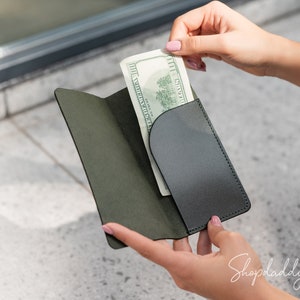 Personalisiertes Servierbuch, Leder Scheck Präsentator, Kellnerin Buch, Cafe Bar Restaurant Rechnungshalter, Benutzerdefiniertes Kellnerbuch, Kellner Brieftasche