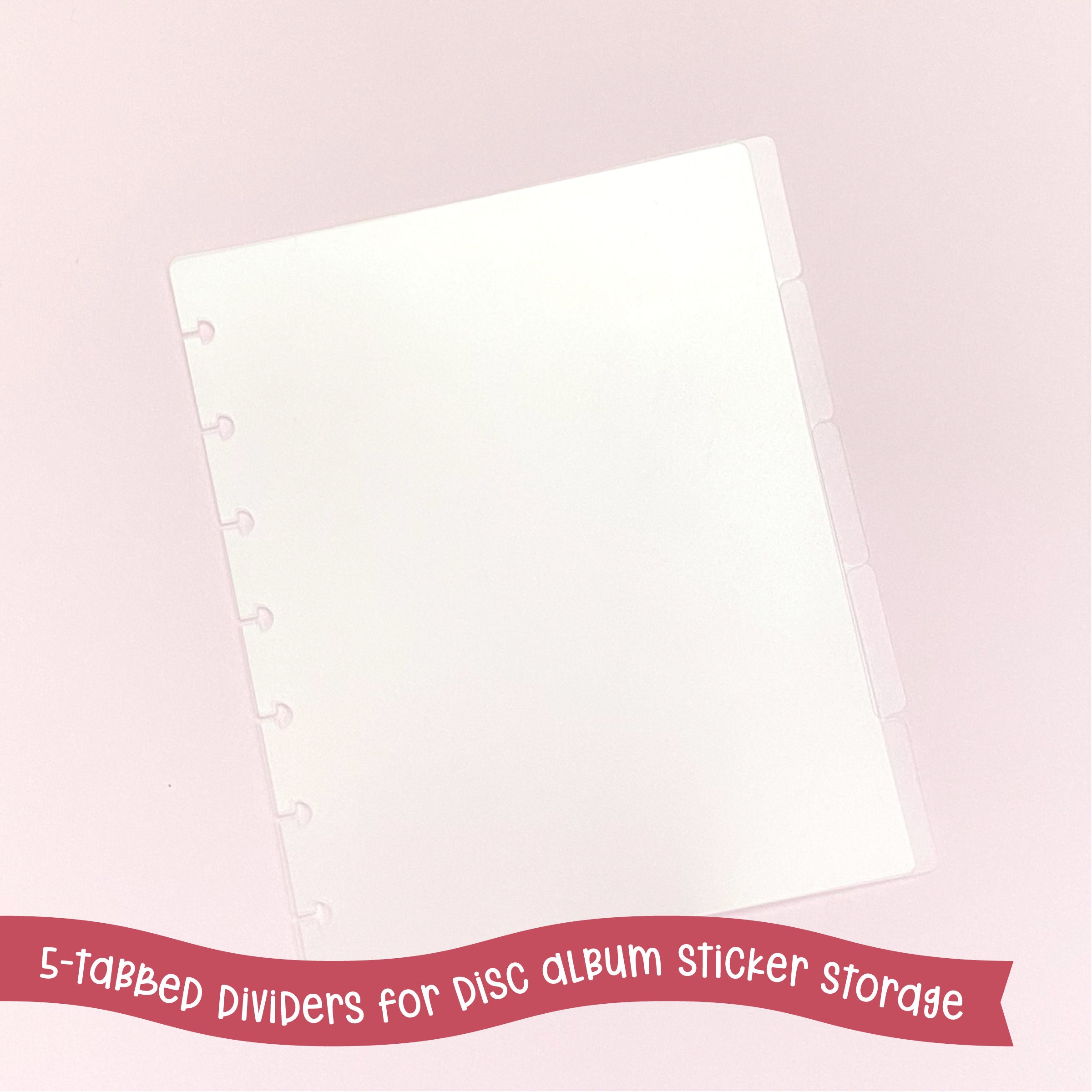 Tabbed Dividers for Disc Album Sticker Storage - Etsy UK