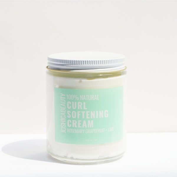 Rosemary Grapefruit + Lime Curl Softening Cream | Featured on VOGUE.com! | Natural Hair Care | Afro Hair Cream | Hydrate Type -4 Hair