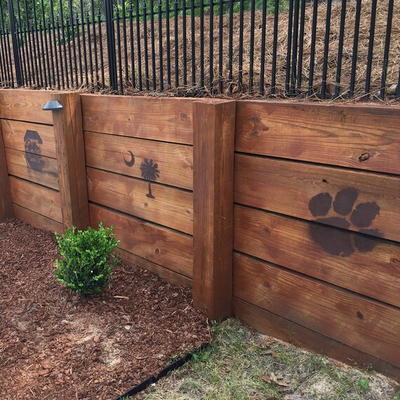 Clemson Tigers Paw Logo Stencil Officially Licensed Product