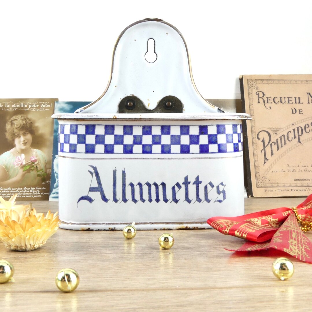 Matchbox Antique Matchbox Kitchen Rustic French Kitchen Vintage Box