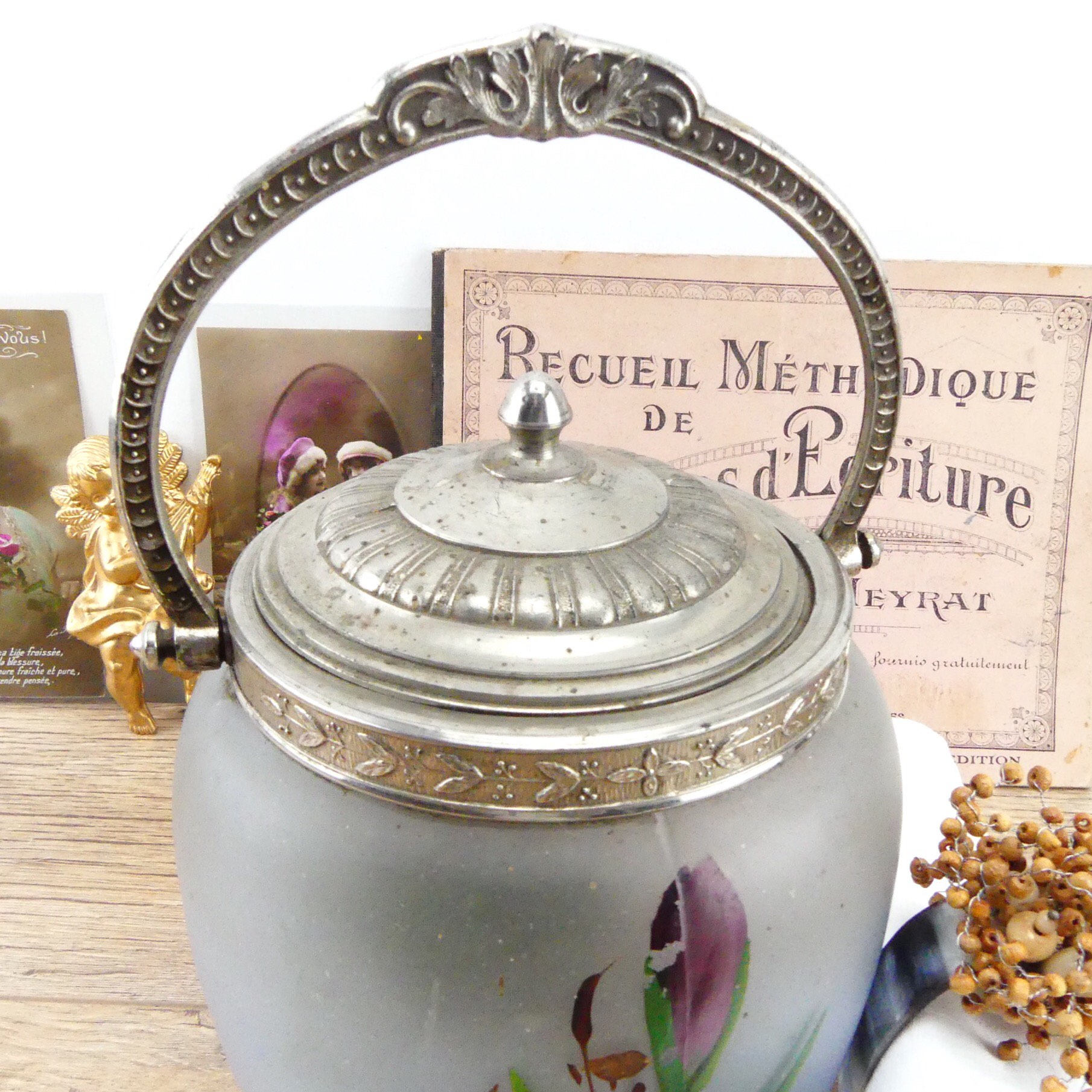 Cookie pot Cookie jar biscuit bucket Pot 19th century old