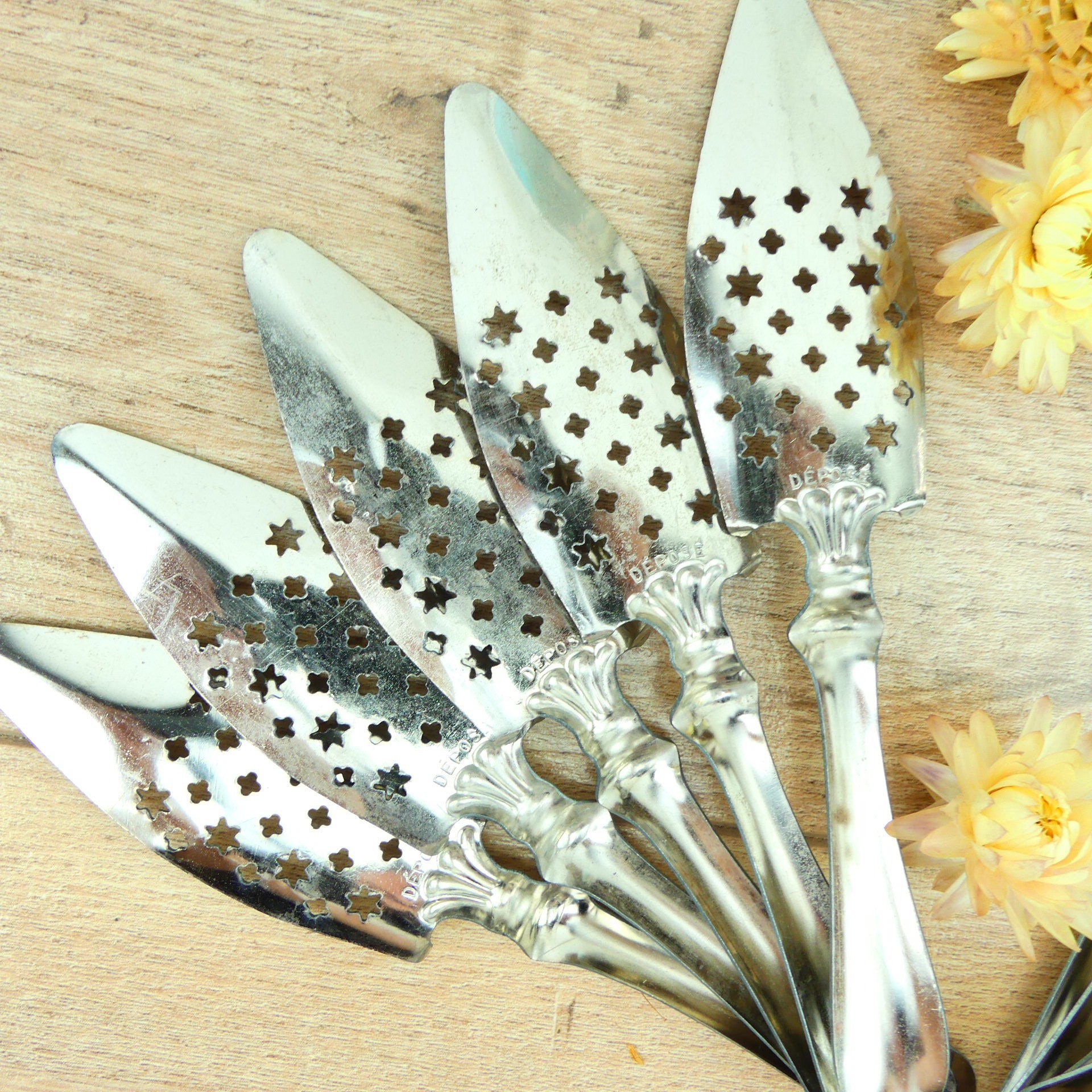 Absinthe spoonold French spoonAbsintheFrenchvintage barold absinthe spoon