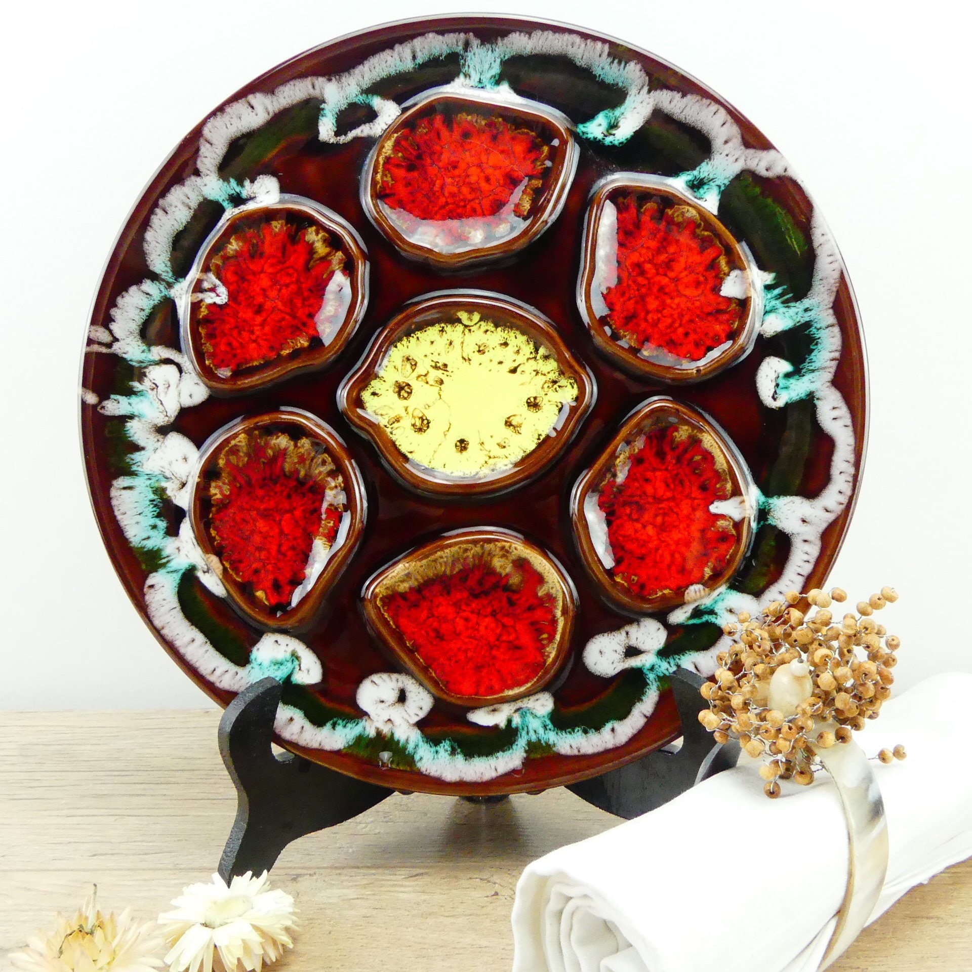 Oyster Plate French Oyster Plate Vallauris Style Oysters French