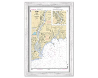 Connecticut river wall art Middletown Connecticut map art CT gifts housewarming gift New England realtor closing gift