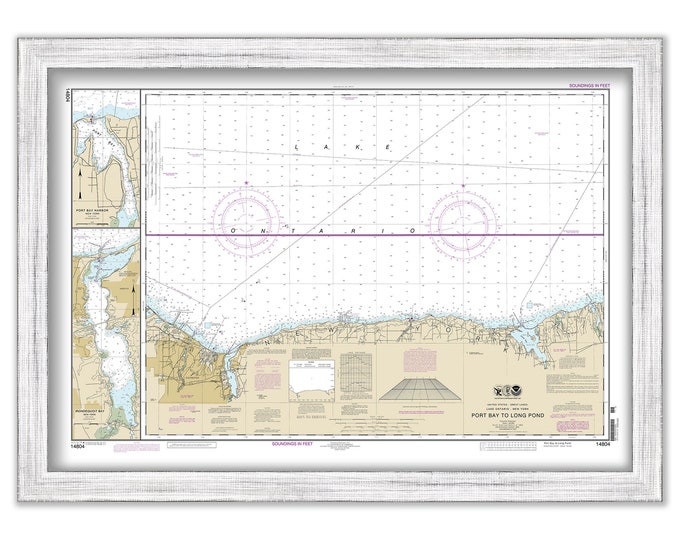Long Pond to Thirty Mile Point and Point Breeze Harbor 2014 Nautical Chart New York