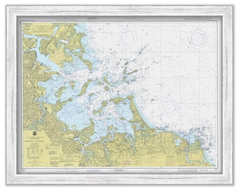 BOSTON HARBOR, Massachusetts - Nautical Chart 1979