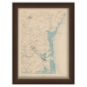 NEWBURYPORT, SALISBURY, NEWBURY and Plum Island, Massachusetts 1890 - Topographic Map