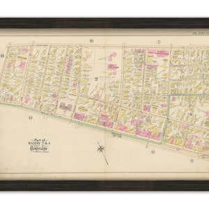 CAMBRIDGE, Massachusetts 1894 Plate 15, Central Square