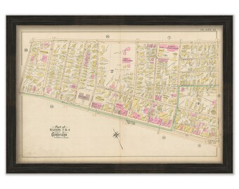 CAMBRIDGE, Massachusetts 1894 Plate 15, Central Square