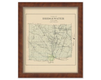 BRIDGEWATER, New York 1907 Map