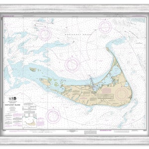NANTUCKET, Massachusetts - Nautical Chart 2019