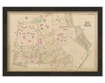 HARVARD UNIVERSITY/HARVARD Square, Cambridge, Massachusetts 1894