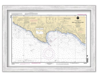 San Luis Obispo Bay, California 2004 Nautical Chart