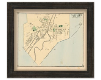 CAMILLIS, New York -  1874 Map