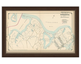 East Hampton, Northwest Harbor to Accabonac Harbor Map 1916 - 0043