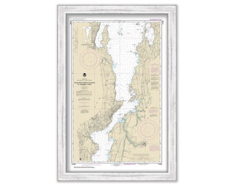 LAKE CHAMPLAIN, Vermont/New York - Four Brothers Island to Barber Point - 2019 Nautical Chart