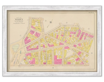 CHARLESTOWN, Boston, Massachusetts 1901 map, Plate 2 - CITY SQUARE