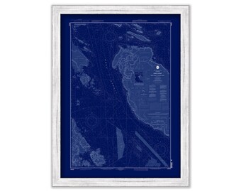 HARO STRAIT, Washington  -  2005 Nautical Chart Blueprint