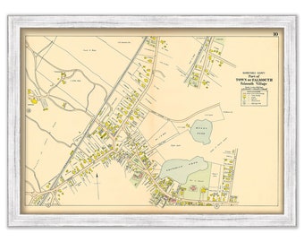 FALMOUTH VILLAGE, Massachusetts 1910