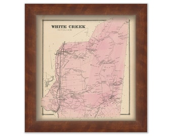 Town of WHITE CREEK, New York 1866 Map