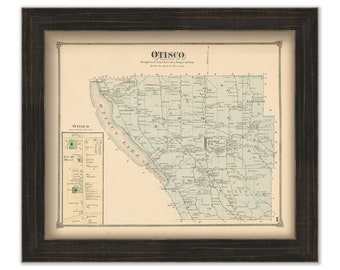 OTISCO, New York -  1874 Map