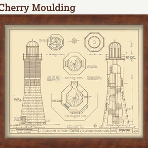 Scituate Light House 1810-Architectural Drawings image 3