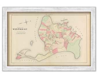 Winthrop, Massachusetts 1874 map